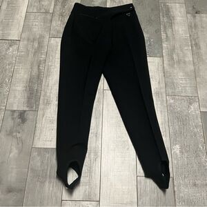 Vintage Obermeyer Black Fitted Stirrup Ski Snow Pant 8 R M